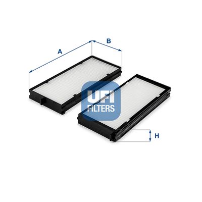 Filter, cabin air UFI 53.333.00