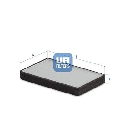 Filter, cabin air UFI 53.665.00