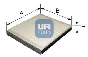 UFI 53.051.00 Filter, cabin air