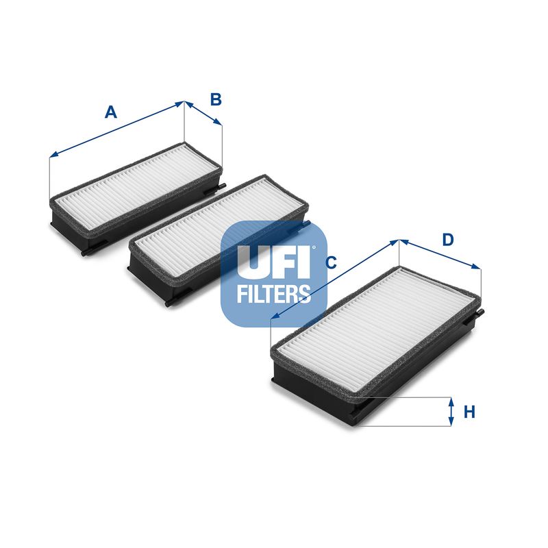 UFI 53.070.00 Filter, cabin air