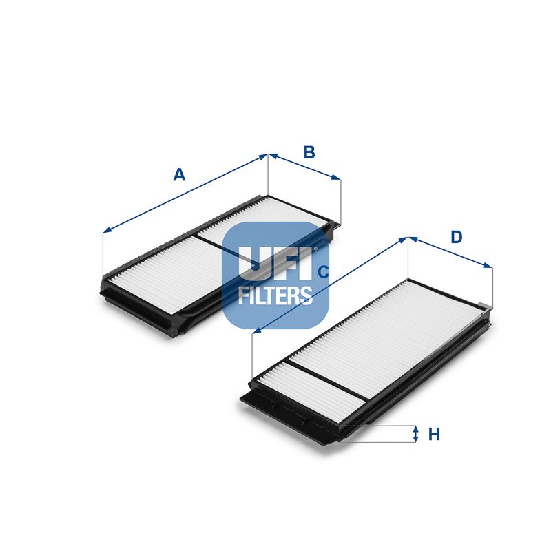 UFI 53.120.00 Filter, cabin air