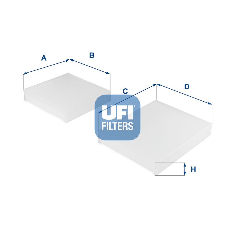 UFI 53.143.00 Filter, cabin air