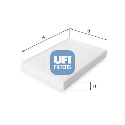Filter, cabin air UFI 53.161.00