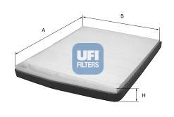 Filter, cabin air UFI 53.205.00