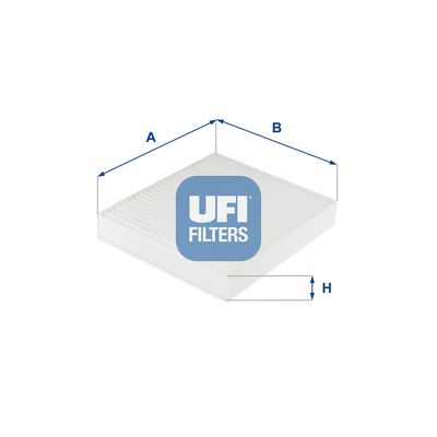 Filter, cabin air UFI 53.249.00