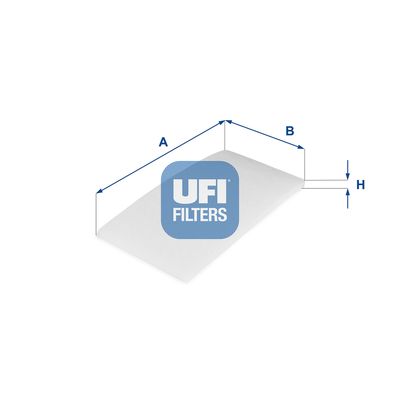 Filter, cabin air UFI 53.322.00
