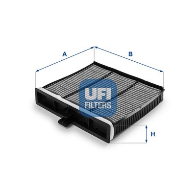 Filter, cabin air UFI 54.237.00