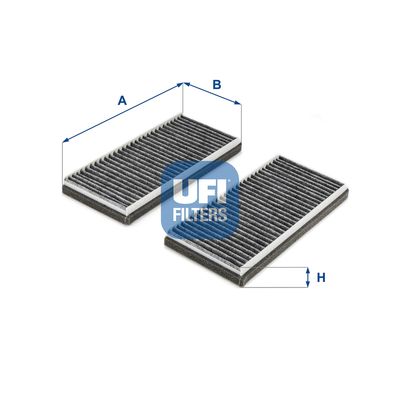 Filter, cabin air UFI 54.283.00