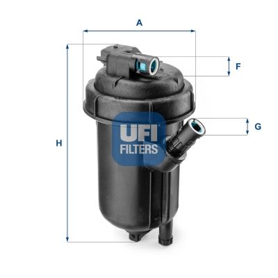 Fuel Filter UFI 55.125.00