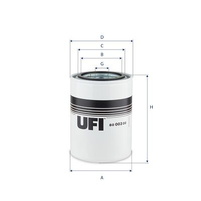 UFI 80.003.00 Oil Filter