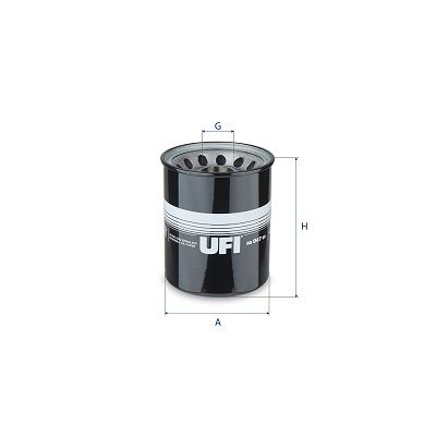 Filter, operating hydraulics UFI 80.047.00