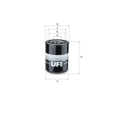 UFI 80.139.00 Filter, operating hydraulics