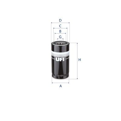 Filter, operating hydraulics UFI 80.142.00