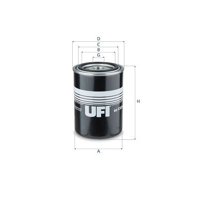 Filter, operating hydraulics UFI 82.132.00