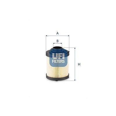 Filter, operating hydraulics UFI 83.029.00