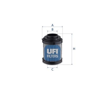 Filter, operating hydraulics UFI 83.061.00