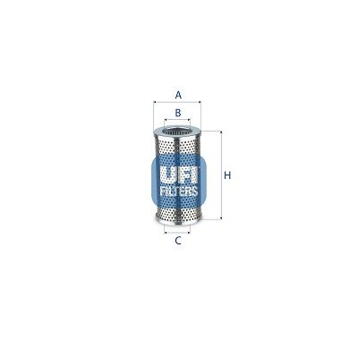 Filter, operating hydraulics UFI 83.084.00