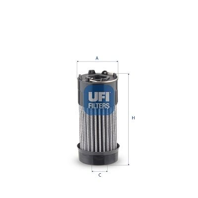 Filter, operating hydraulics UFI 83.125.00