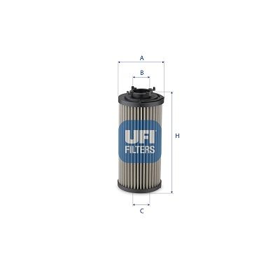Filter, operating hydraulics UFI 83.051.00