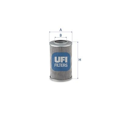 Filter, operating hydraulics UFI 85.186.00