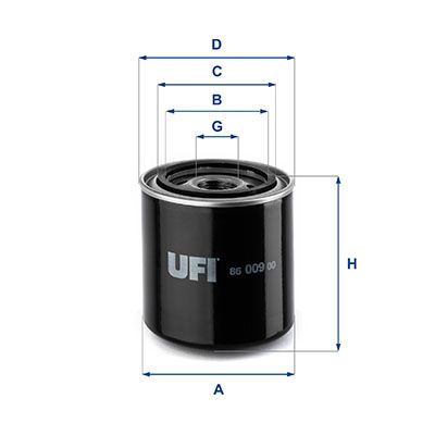Oil Filter UFI 86.009.00