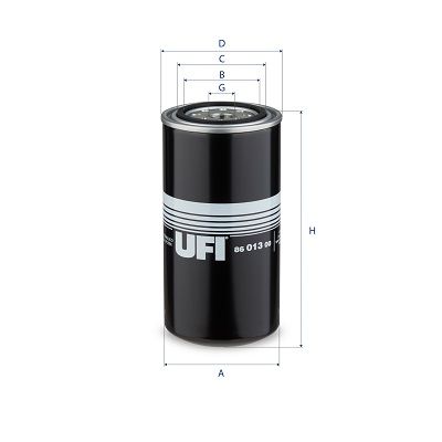 UFI 86.013.00 Oil Filter