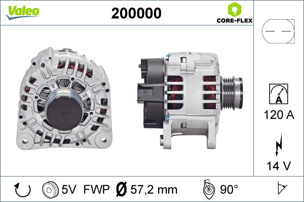 VALEO 200000 Alternator