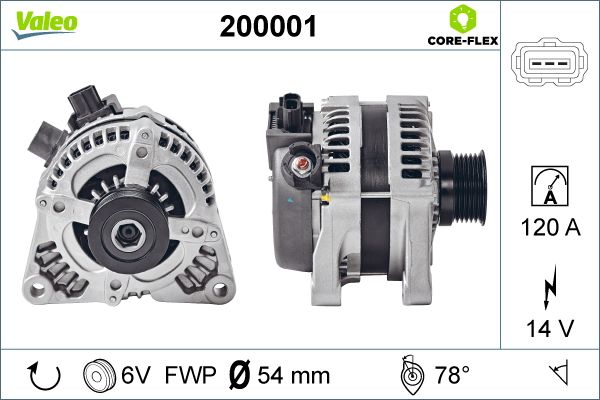 VALEO 200001 Alternator