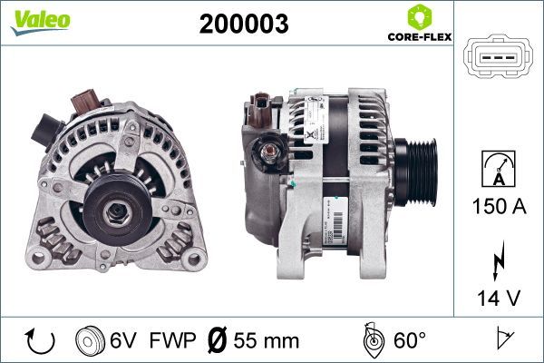 VALEO 200003 Alternator