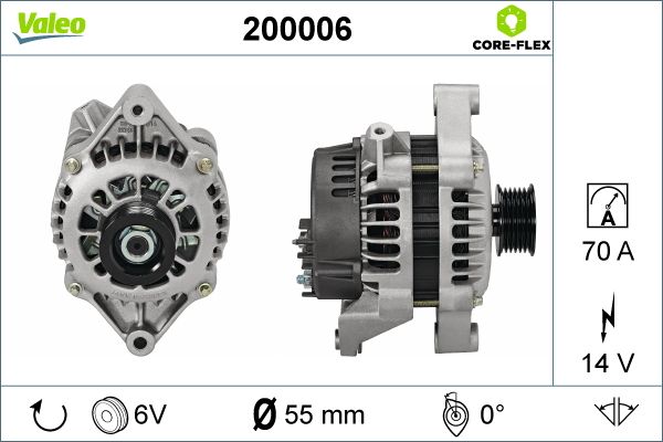 VALEO 200006 Alternator