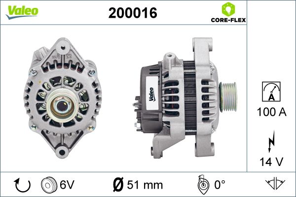 VALEO 200016 Alternator