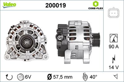 Alternator VALEO 200019