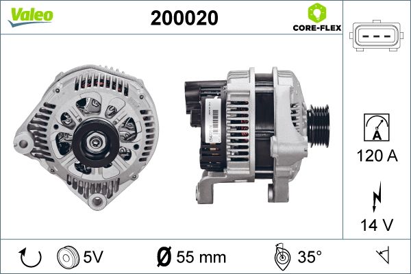 VALEO 200020 Alternator