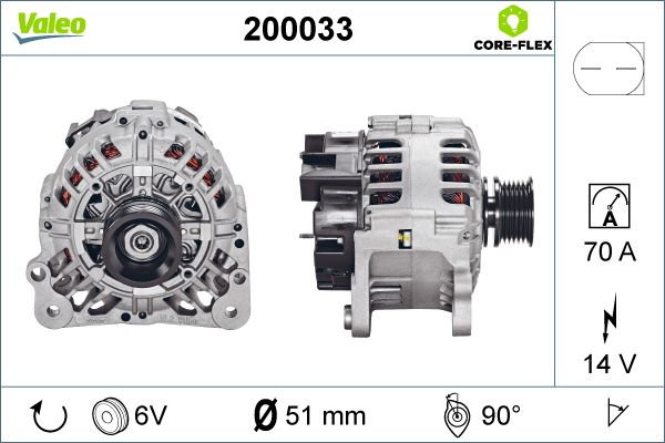 VALEO 200033 Alternator