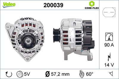 Alternator VALEO 200039