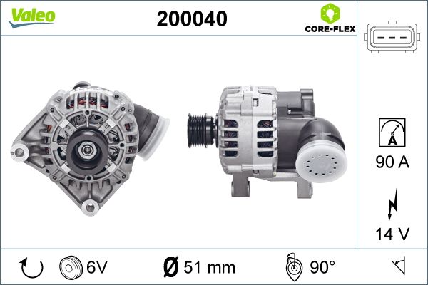 VALEO 200040 Alternator