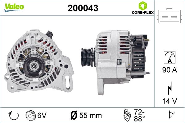 VALEO 200043 Alternator
