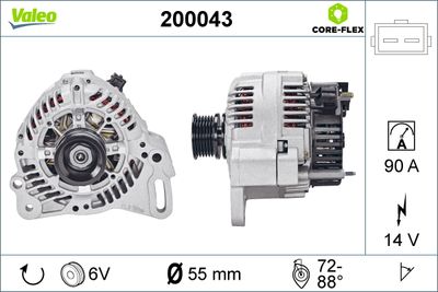 Alternator VALEO 200043