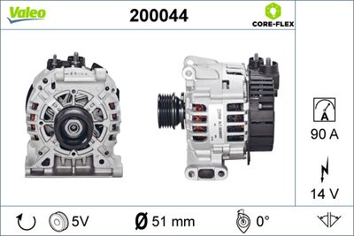 Alternator VALEO 200044