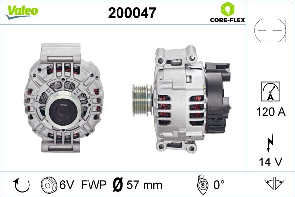 VALEO 200047 Alternator