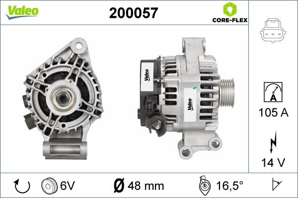 VALEO 200057 Alternator