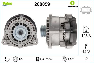 Alternator VALEO 200059