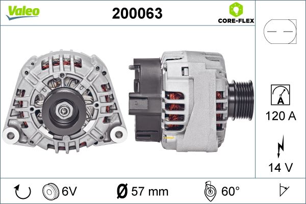 VALEO 200063 Alternator
