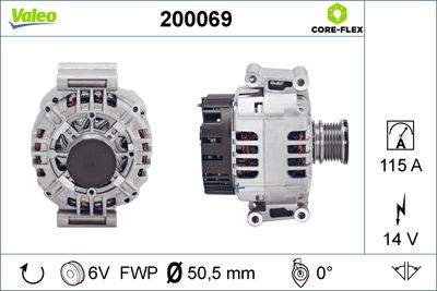 Alternator VALEO 200069