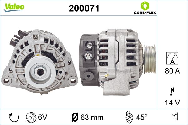 VALEO 200071 Alternator