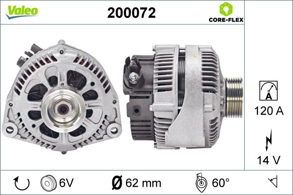 VALEO 200072 Alternator
