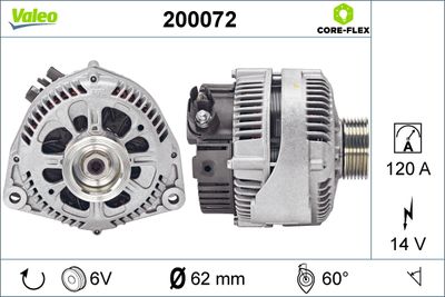 Alternator VALEO 200072