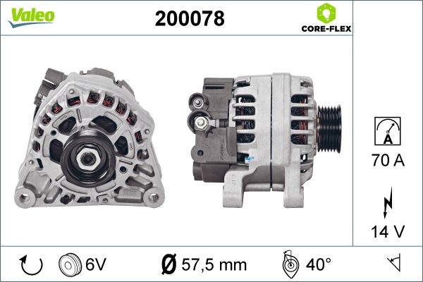 VALEO 200078 Alternator