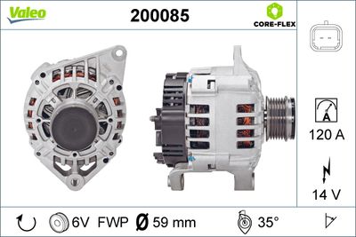 Alternator VALEO 200085