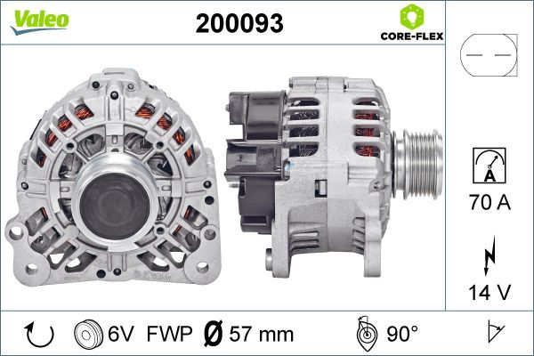 VALEO 200093 Alternator